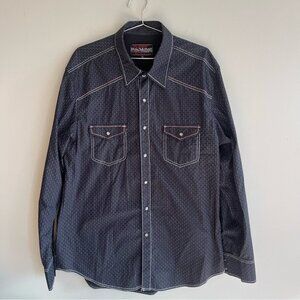 Rock & Roll Cowboy Men's Pearl Snap Long Sleeve  Button Down